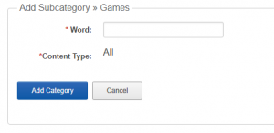 Content Categories – ONEsite Developers